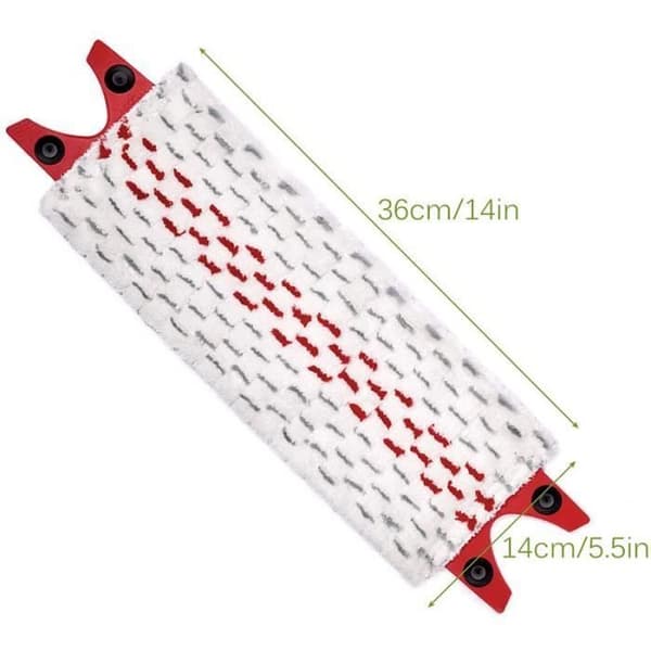 Sett med 4 mikrofiber 2-i-1-puter for Vileda Ultramax Mop – Erstatningssett