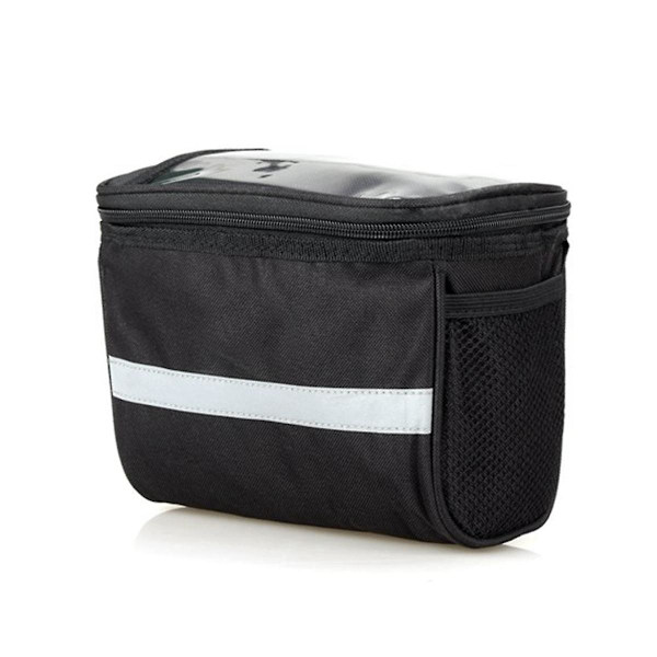 Elektrisk cykel taske batteri bil opbevaring opbevaringspose frontlomme front mobiltelefon køletaske 21,5x16,5x13,5cm