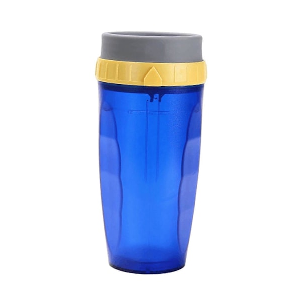 Bärbar Coverless Twist-mugg med isolerad kaffekopp i rostfritt stål Blue