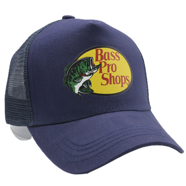 Bass pro shops Printed cap Utomhus fiskenät hatt - B