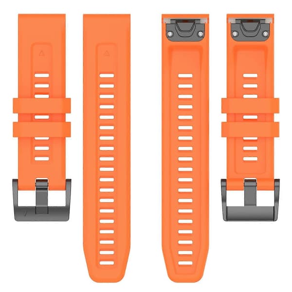 Til Garmin Fenix 7X Urremme Multicolor Orange