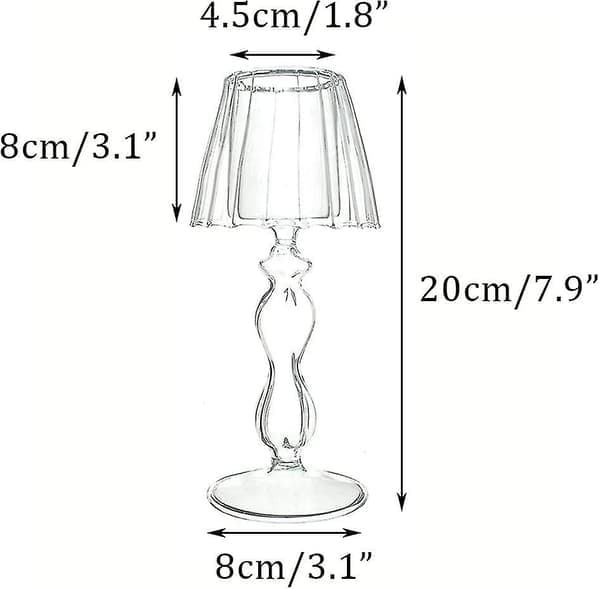 2 stk. lysformede glasslysestaker, krystalllysestake midtpunkt, festbryllup