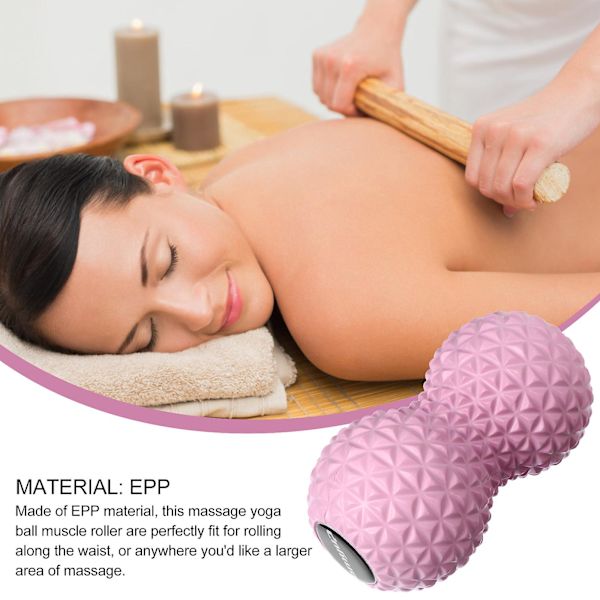 Yoga Jordnötsmassageboll Fot Plantar Massageboll Muskelmassageboll