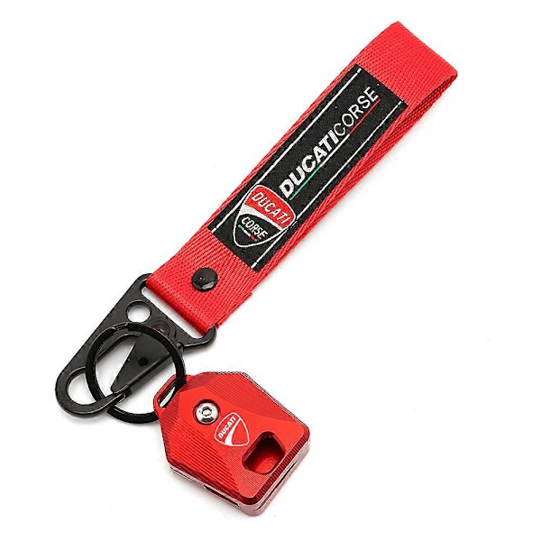 Nyckelhölje för Ducati 600 748 848 999 1098 800 900 749 1198 Monster S2R/S4/S4R/ST3 600 620 696 Motorcykel med Logotyp B 1 set Red