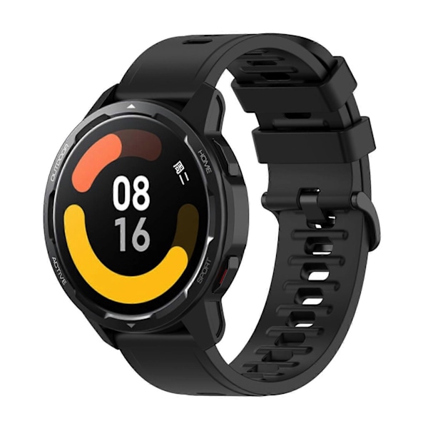 Silikonarmband för Xiaomi Watch S1 Active / Watch Color 2 Black