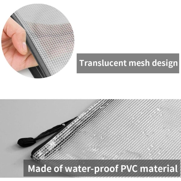 Glidelåsfilposer/Vanntett dokumentposer/Plastlommebøker/Filmapper for skolekjøretest/Kontorkvitteringer/Husholdningsregninger/Reiseoppbevaring