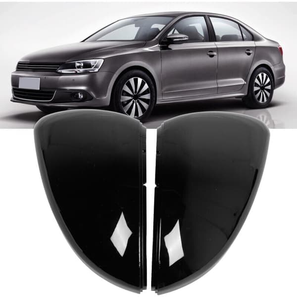 Gloss Sort Sidespejl Cover Til VW Golf MK7 2014+