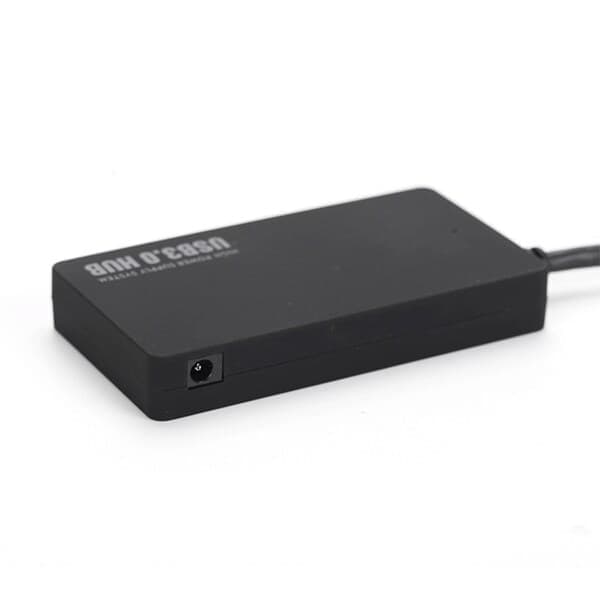 USB 3.0 -keskitin 4 portilla, musta