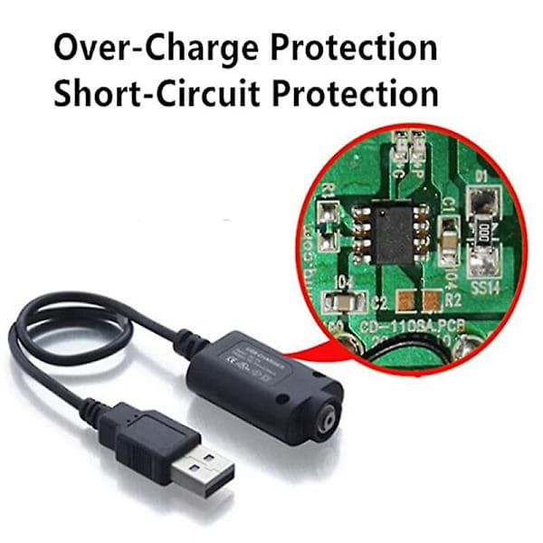 2x USB-ladeadapter for 510-gjenger Overladingsbeskyttelse Lader Strømadapter
