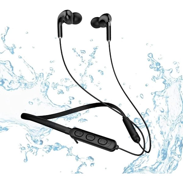Trådlösa in-ear-hörlurar, Bluetooth 5.0 trådlösa hörlurar, vattentäta svett, 10 timmars speltid för arbete Sport.