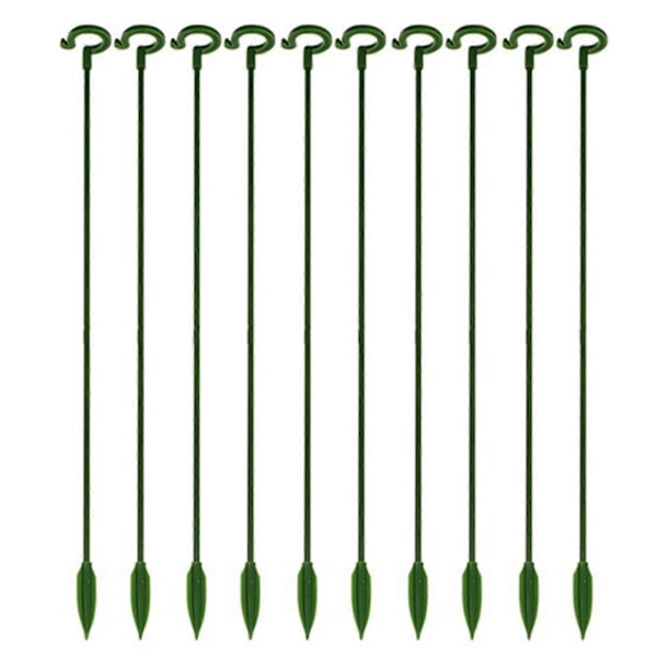 Kasvitukikeppi Lasikuitu Puutarha Yksittäisen Varren Tukirengas Kasville Kukalle 20pcs 37cm