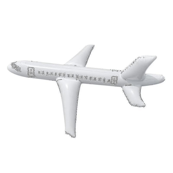 Super Cool Uppblåsbar Leksak Flygplan Stor Uppblåsbar Flygplan Flygplansmodell För Barn Hand Inflator