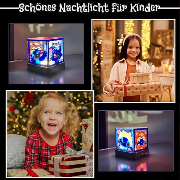 DIY Nattlys: 5 cm 3D Nattbordslampe – Barnetilbehør/Soveromsdekor