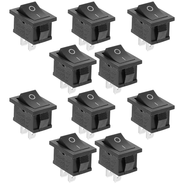 10 kpl Veneen Kytkimet Mini Rocker Pieni Kytkimet Valoisa Kytkimet Painonappi Kytkimet Ys Kytkimet Kytkimet