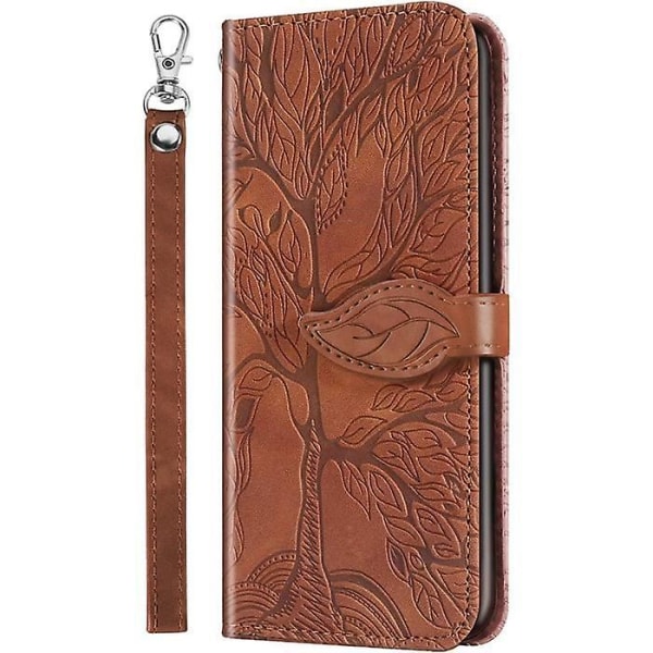 Galaxy A41-deksel Samsung Galaxy A41 preging Tree Of Life Søt Pu-lær Flip Wallet Shell Cover Samsung Galaxy A41 M