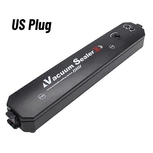 TINTON LIFE 220V/110V Vakuumforsegler Pakkemaskine med Gratis 10 stk Vakuumposer Husholdnings Sort Mad Vakuumforsegler US Plug