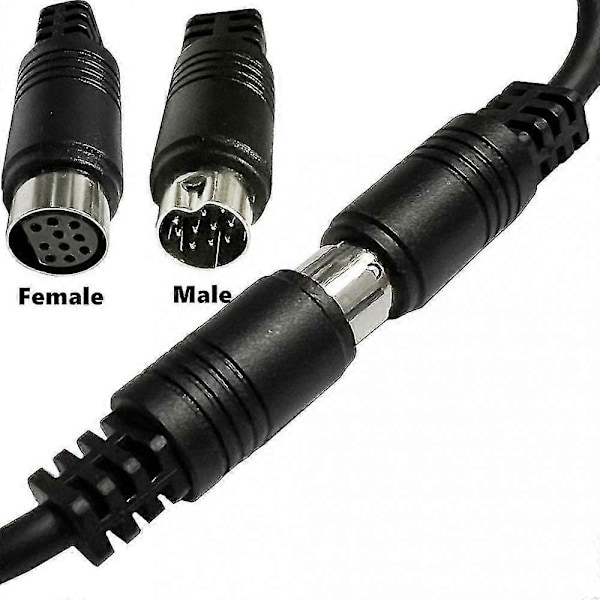 Mini Din 10pin Hann Til Hann Kabel Erstatning 10pin Kabel For Hjemmekino YBL 1 m