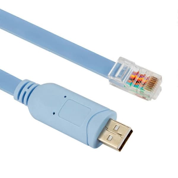 Konsolkabel för H3C Router Rollover Konsolkabel Sladd 1,8 meter Kabel