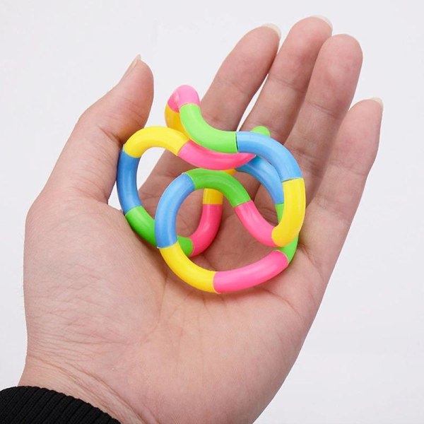 2-Pack Tangle Twist Fidget Toy / Sensory Toy flerfarget