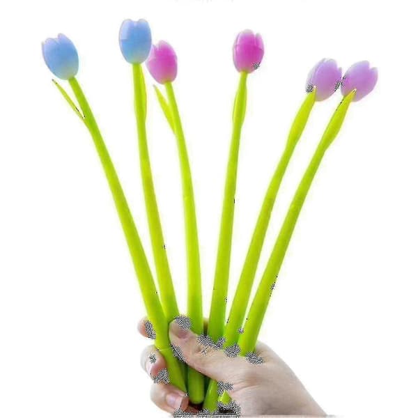 Farveskiftende Tulipaner Kuglepenne 0,5 mm Test Skrivepen Til Studerende