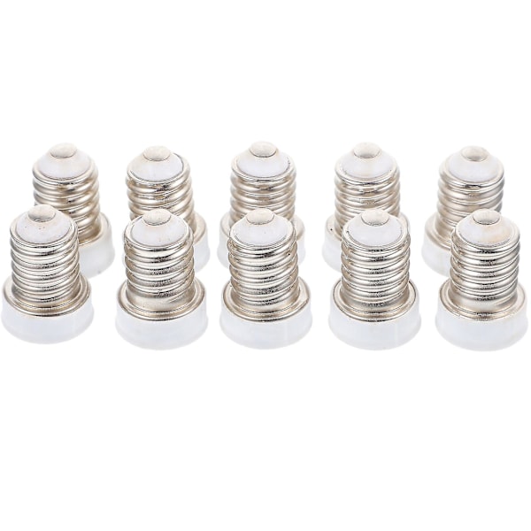 10 stk. Pære Adapter Lampeholder Adapter E14 Til E12 Lyspære Adapter Forsyning