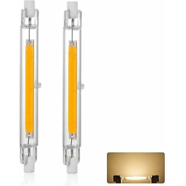 R7S LED-lamppu 118mm 20W Dimbar, kuuma valkoinen 3000K 3000lm, lineaarinen vaihto J118 300W halogeenilamppu (FMY)