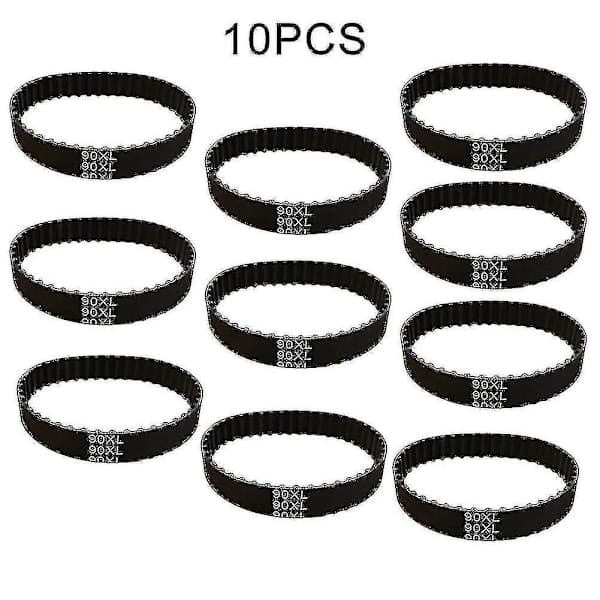 2/4 stk. høvl drivrem 914592 til Black Decker Dn75 Dn750 Kw750 Sr600 Sr600 Dn75 sort gummirem2