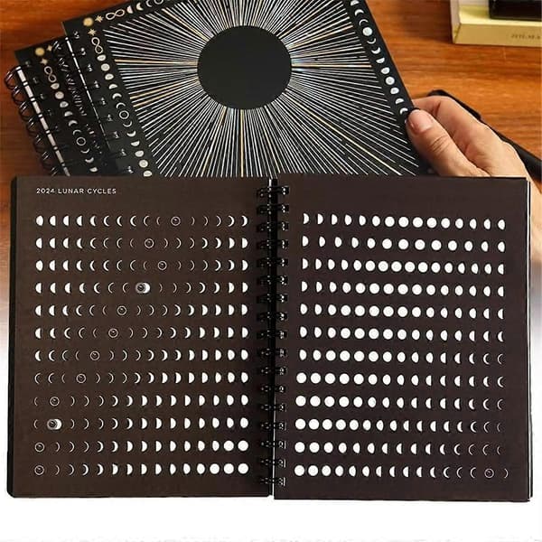 2025 Many Moons Lunar Planner, Måneplanlegger for hekser, Magisk måneplanlegger, 2025 Planlegger Noteb