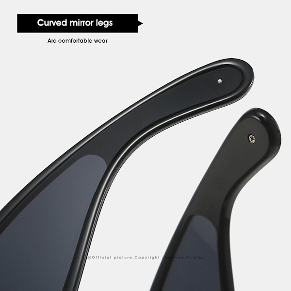 Unisex Cool Stil Stora Bågar Solglasögon Portabla Hållbara Anti UV Glasögon för Kvinnor Män Yellow