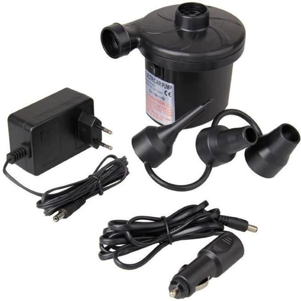 Elektrisk Pumpe - TEMPSA - GOCHANGE - Oppblåser/Tømmer - 3 Dyser - Camping/Bil
