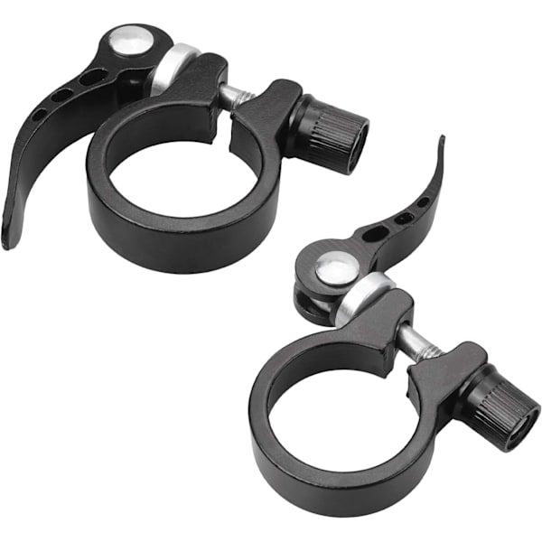 2 kpl Pyörän Satulatolpan Kiinnikkeet, Pyörän Satulan Pikakiinnitysputken Kiinnike, 28,6 mm ja 31,8 mm Satulatolpan Kaulukset, Sopii 25,4/27,2/28,6 mm