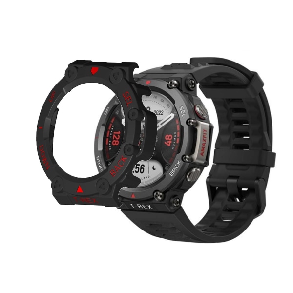 2-in-1 suojakotelo + näytönsuojalasi Amazfit T Rex 2 Trex 2 -älykellolle