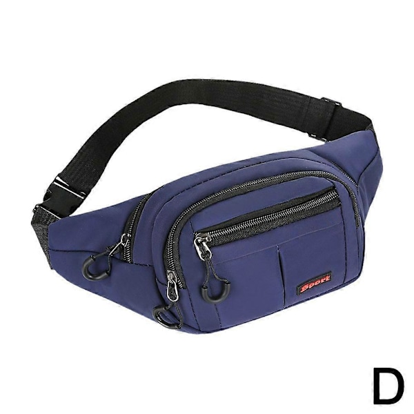 Sport Midjeväska Utomhus Fitness Löpning Professionell Crossbody Väska Bältesväska Blue