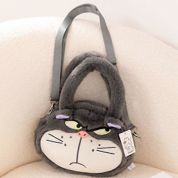 Tecknad Anime Disney Askungen Lucifers Katt Plysch Stor Kapacitet Axelväskor Söt Förvaringsväska Handväska Messenger Bag Flicka Gåva Lucifers 2