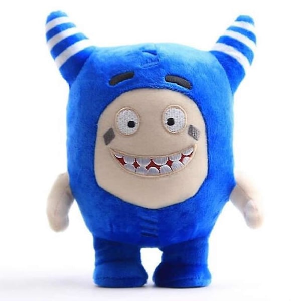 Cartoon Oddbods Anime Plyschleksak Skatt av Soldater Monster Mjuk Fylld Leksak Fuse Bubbles Zeke Jeff Dock för Barn Present Green 24cm