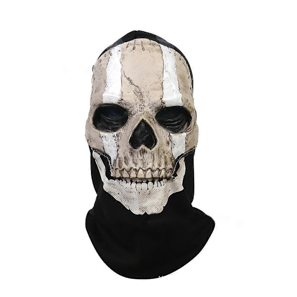 Unisex Call Of Duty Ghost Skull Helmaske Skelet Skræmmende Maske Udendørs Sport Krigsspil Halloween Cosplay Latex Style D