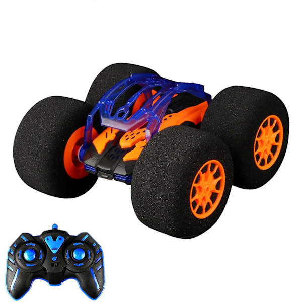 RC Fjärrkontrollbil Svamphjul Fjärrkontrollbil 360 Rotation Stunt Tumlande Bil Barnleksaker För Pojkar Flickor Födelsedag Orange