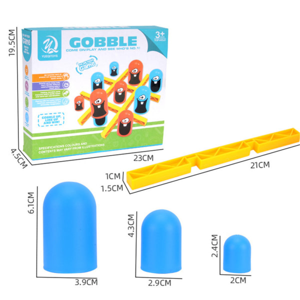 Sjovt Gobblet Gobblers brætspil pædagogisk legetøj