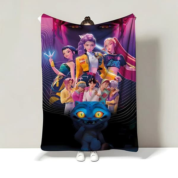Flonel Fleece Tæpper, Bløde og Fluffy Tæpper, Børnesofasengtæppe, Fødselsdagsgaver, 130*150CM