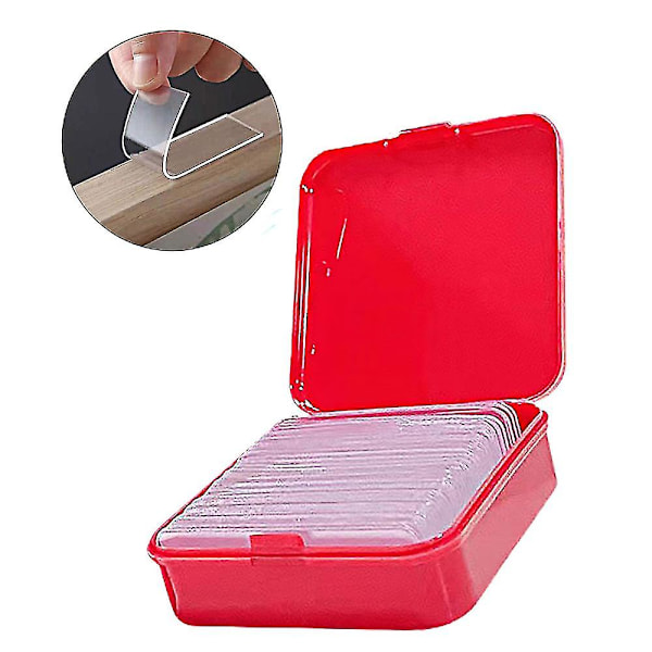 60 st Reusable Dubbelsidig Transparent Tejp, Icke-märkande