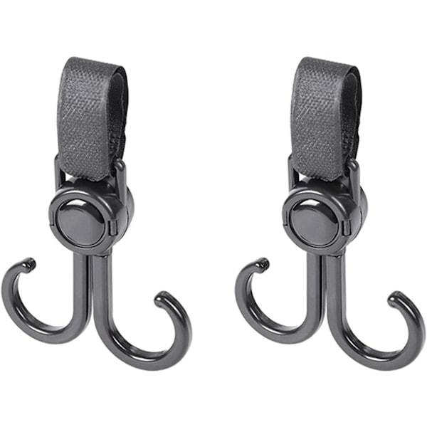 Barnvagnskrokar - Barnvagnskrokar Klämmor för skötväskor, 2-pack Multifunktionell