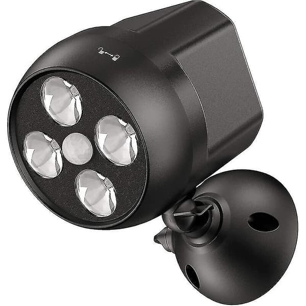 Utomhus Vattentät Rörelsesensor Lampa, LED Strålkastare Med Trådlös Sensor