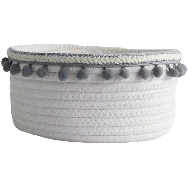 Baby Bomullstaugskorg, Hopvikbar Förvaringskorg Liten Box Organizer Universal För Crday Shel
