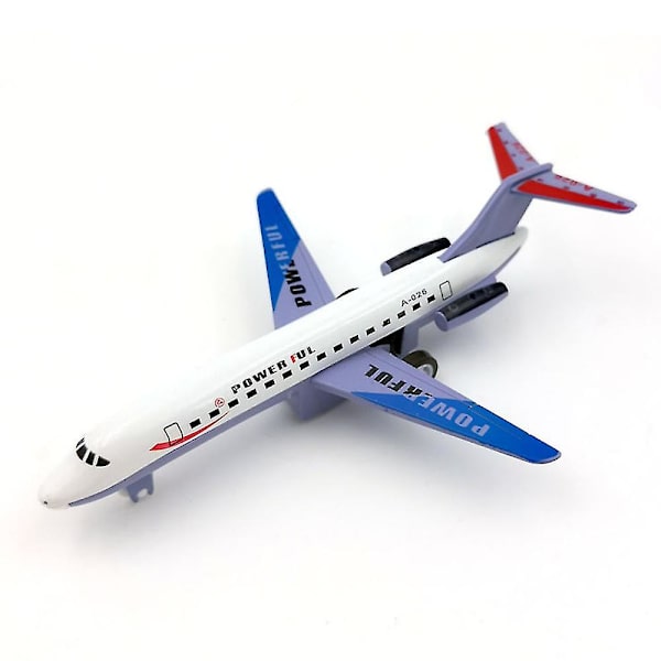 1/4 st Flygplansleksaker, Dra Tillbaka Flygplansleksaker för Barn Flygplansmodell Flygplan Modeller Leksaker för Pojkar Flickor Gåvor C 1pcs