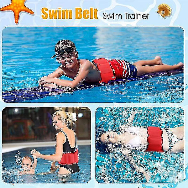 Svømmebælte Pool Flotation Bælte Talje Flotation Bælte Til Voksne Justerbar Flydende Bælte Svøm Træning