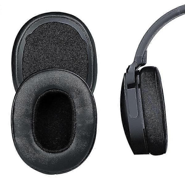 1 par øreputer for Skullcandy Crusher 3.0 Wireless/Hesh 3 ANC Bluetooth-headset -Sy Black Style A