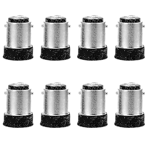 B15 til E14 Adapter Pære Base Konverter 8 Stykker Pære Adapter Medium Base Lysfatning Lampe Konverter