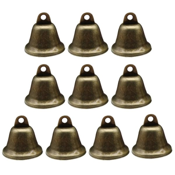 10 stk 38 mm Vintage bronse jingle Bells Hundepottetrening Lage vindklokker til festivalfest Lage vindklokkedekorasjoner