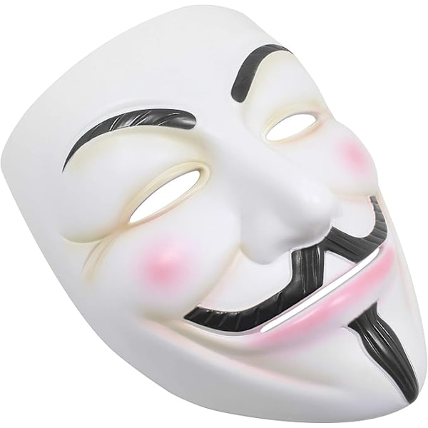 Udekit hacker -naamarit V Vendetta anonyymi halloween cosplay -asu juhlatarvikkeet