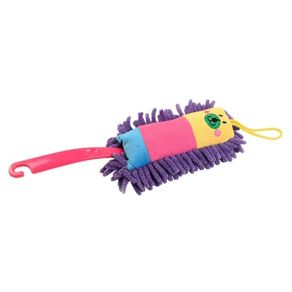 Mikrofiber Støvkost Støvrenser Børste Multipurpose Legetøjsbørste Håndstøvkost til violet